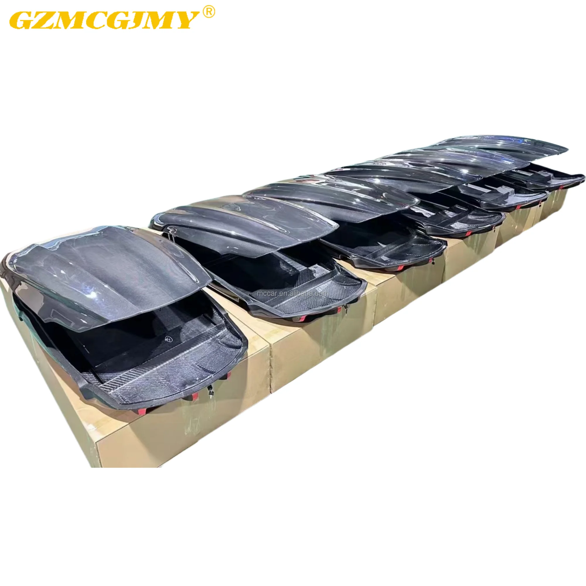 Custom-Fit Dry Carbon Fiber Car Roof Box for Mercedes-benz  Roof Rack Cargo Luggage Roof Trunk