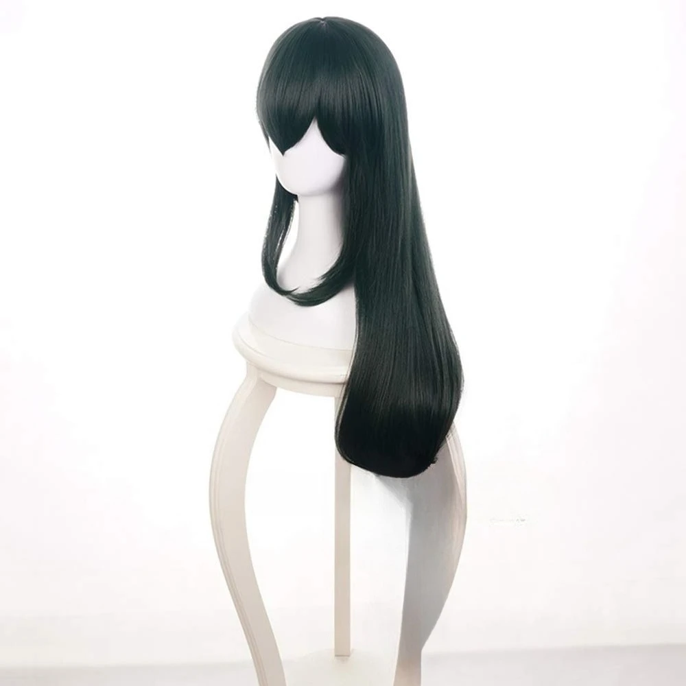 My Boku No Hero Academia Tsuyu Asui Dark Green Wig For Cosplay image 4