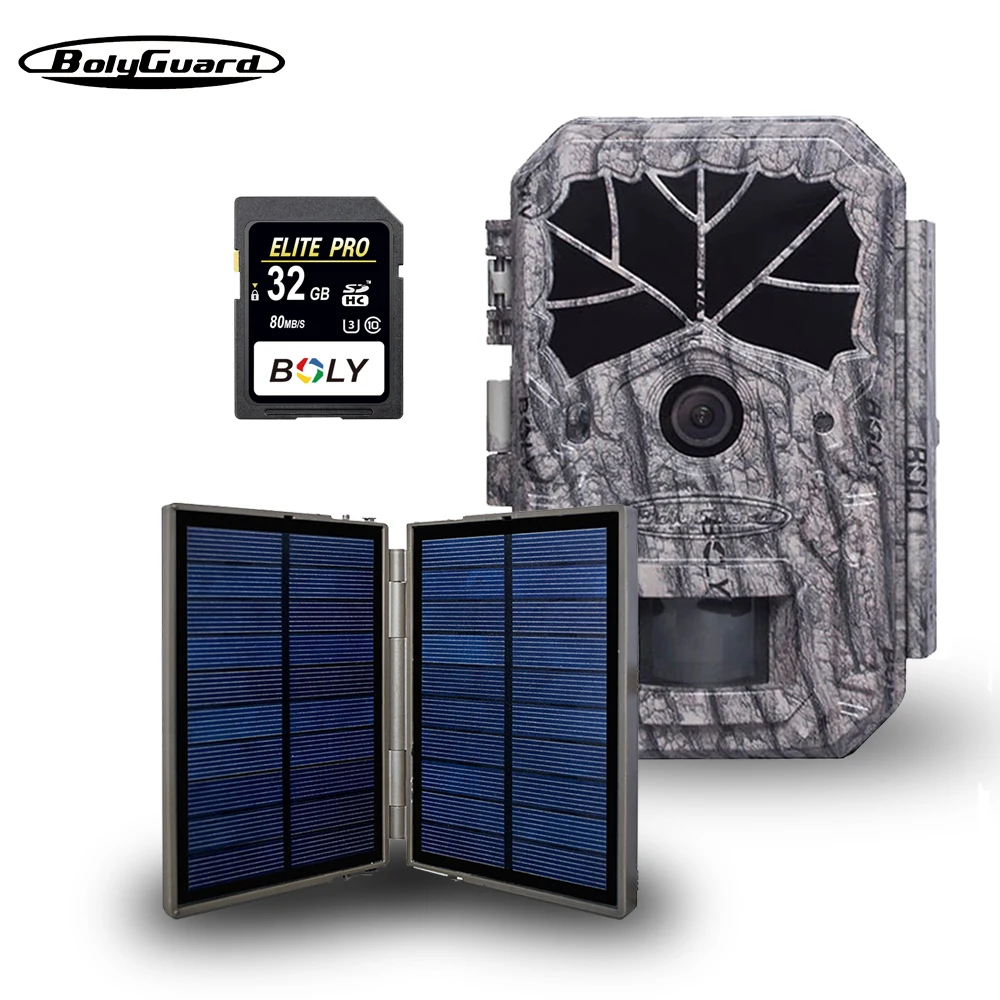 

Камера для наблюдения за дикой природой BolyGuard BG636-K, 64 МП, 1080P, с датчиком Sony 16 МП, IP68, ИК-подсветка 940 нм без видимого свечения, ночное видение, подарочная карта SD