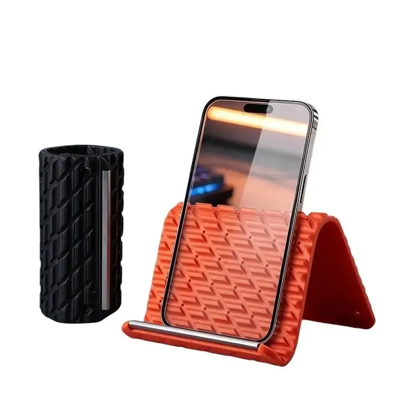 1PC Flexible Transformable Silicone Phone Holder Multi Angle Foldable Stand Portable Support For Tablet Laptop Travel Office Dai
