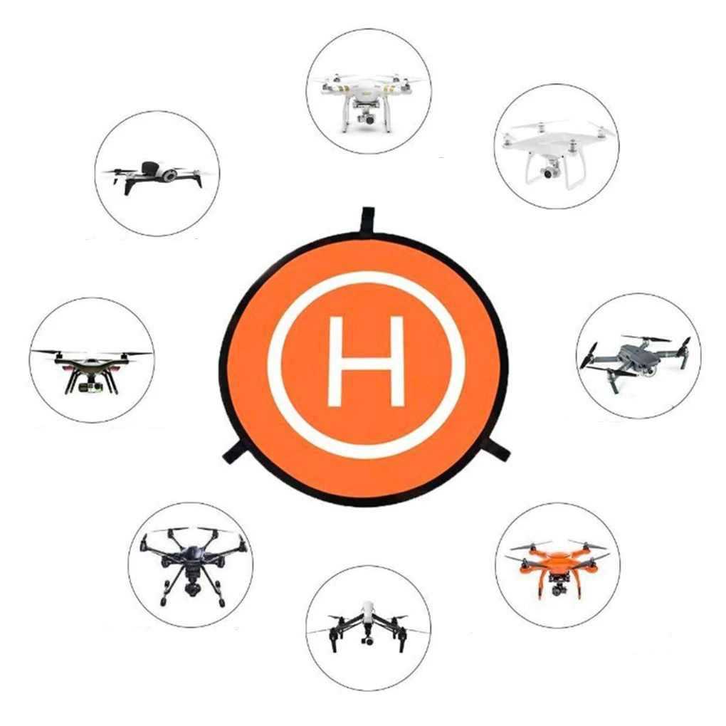 Drone Landing Pad Tool Accessories Quadcopter Accessory Outdoor Use Unmanned Drones Launch Helipad Park Cushion Tools  55cm