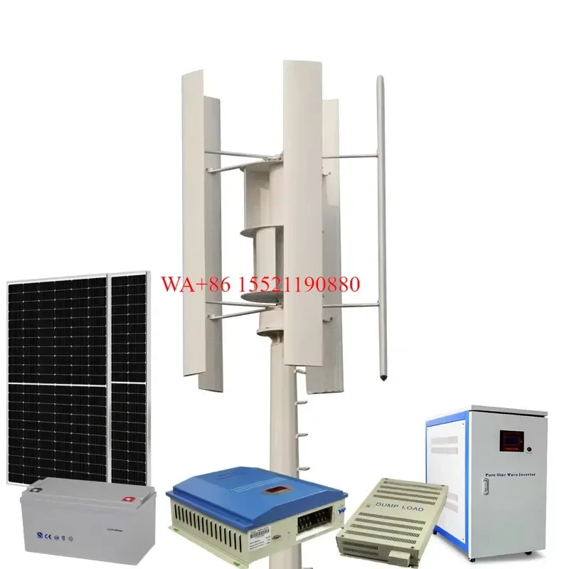 WMWMNU for 1KW 2KW 3KW 5KW 10KW Wind Turbine Alternative Energy Generators Wind Solar Hybrid Power System Wind Generator