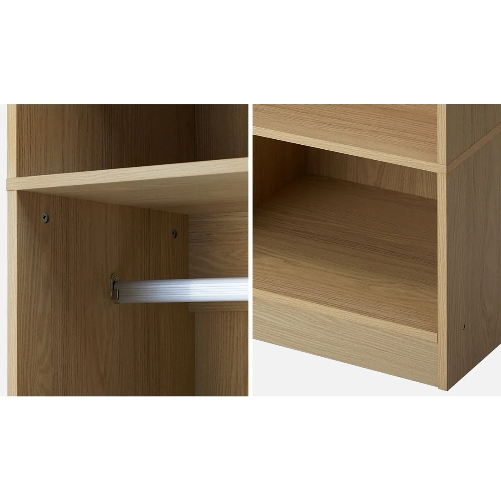 خزائن مخصصة خزانة أثاث غرفة المعيشة خزانة الملابس خزانة غرفة النوم أثاث غرفة نوم صندوق تخزين ملابس 3 رفوف #4