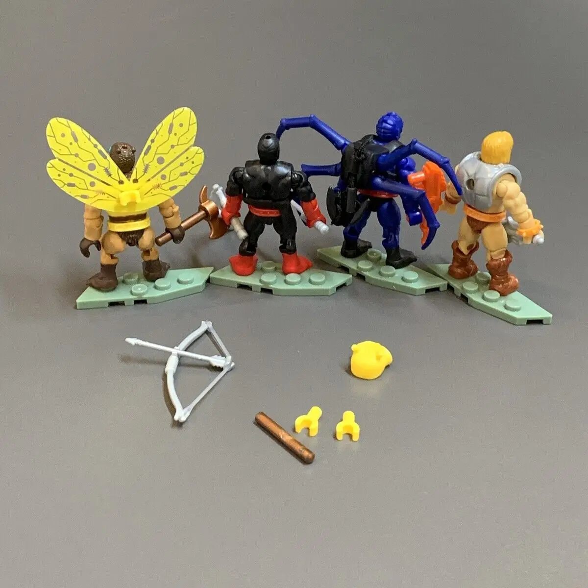 Mega Construx Masters of the Universe Webstor Buzz-Off Ninjor He Man Eternia campo de batalla Motu Micro figuras de acción Juguetes