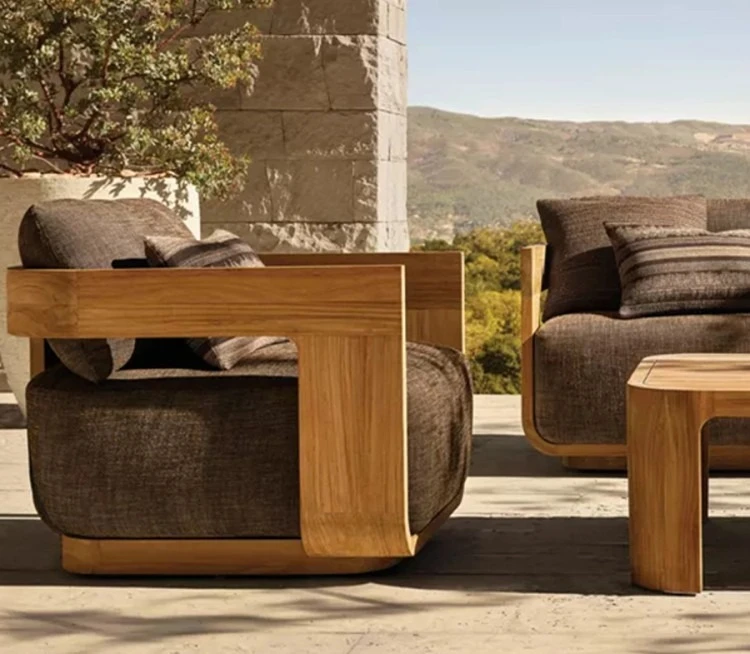 

Outdoor Sofa Courtyard Villa Garden Open-air Waterproof and Sun Protection Outdoor Anti-corrosion Sofa Furniture