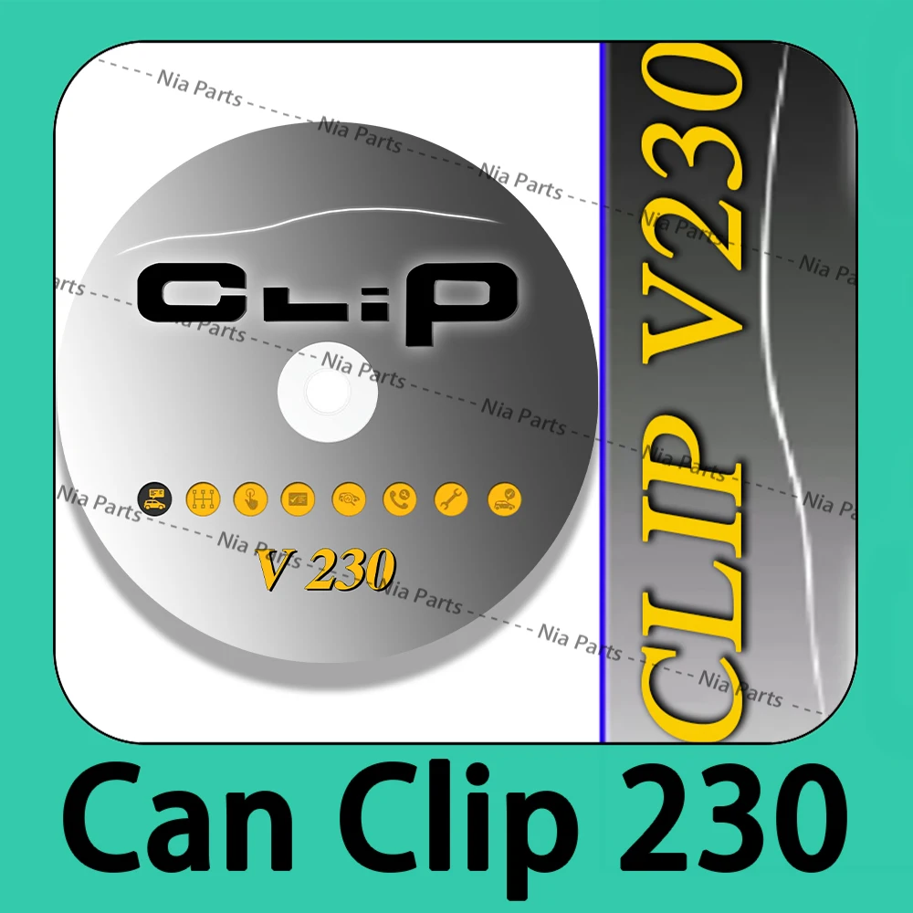 Can Clip 230 Re-nault diagnostic pour voiture Diagnostic software scanner automotriz canclip 230 Vehicle Maintenance Program new