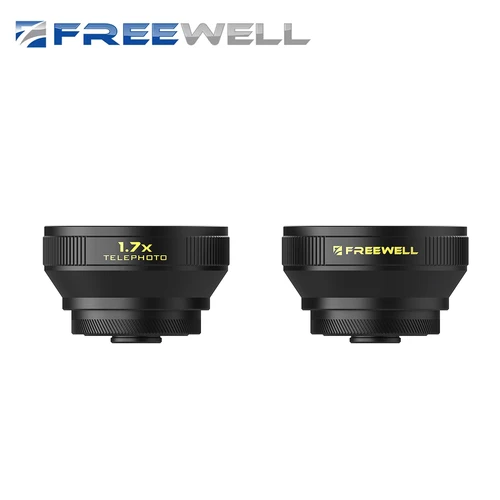 Imagen 2 del producto Freewell 1,7x teleobjetivo Compatible con funda de teléfono de montaje de 17mm accesorios de lentes de fotografía para teléfono inteligente captura de perfección a distancia