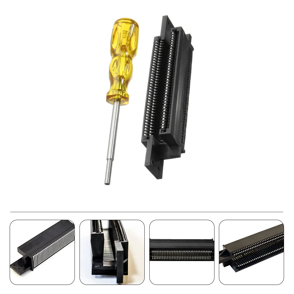 

72 Pin Connector Game Machine Repair Part NES Adapter Replacement Slot Durable Long Term Use Fix Screens Compatible 8