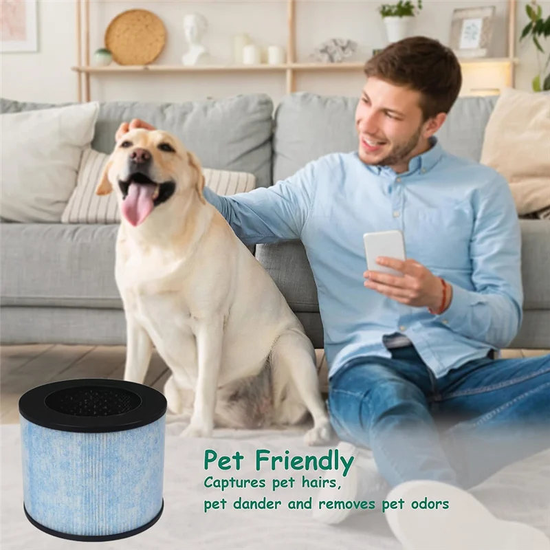 F100 Filter Replacement For Instant AP100 Small Air Purifier With Antimicrobial Coating And Activated Carbon Filter-A77G