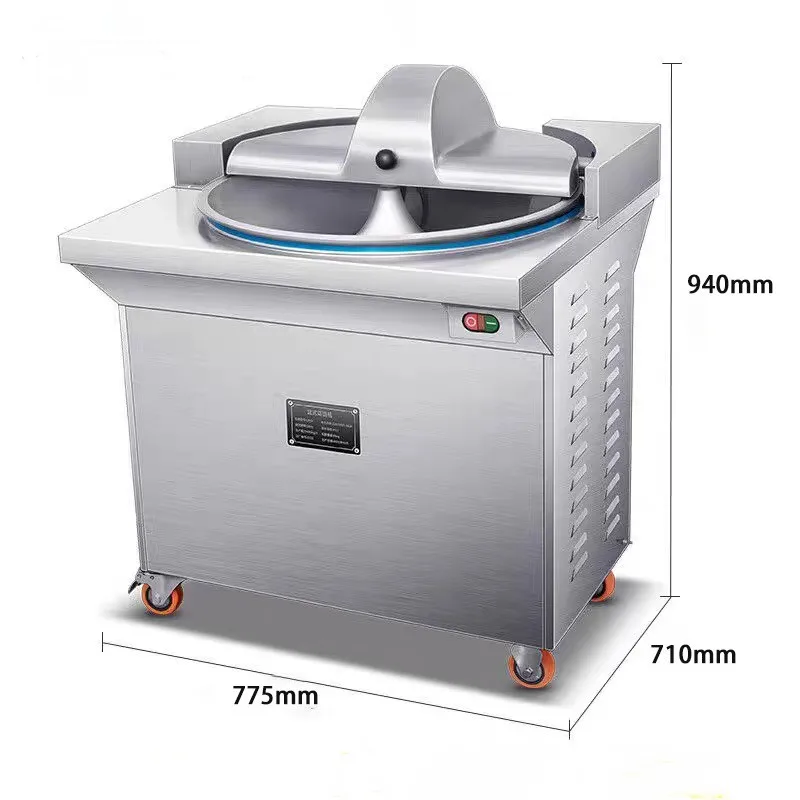 Commercial 125L 20L 80L 40litre Chopped Sausage Meat Food Vegetable Chopper Bowl Cutter