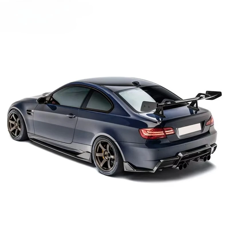 E92 M3 Dedicated Carbon Fiber Rear Wing Car High-quality Dedicated High Bracket Carbon Fiber Trunk Spoiler view 2