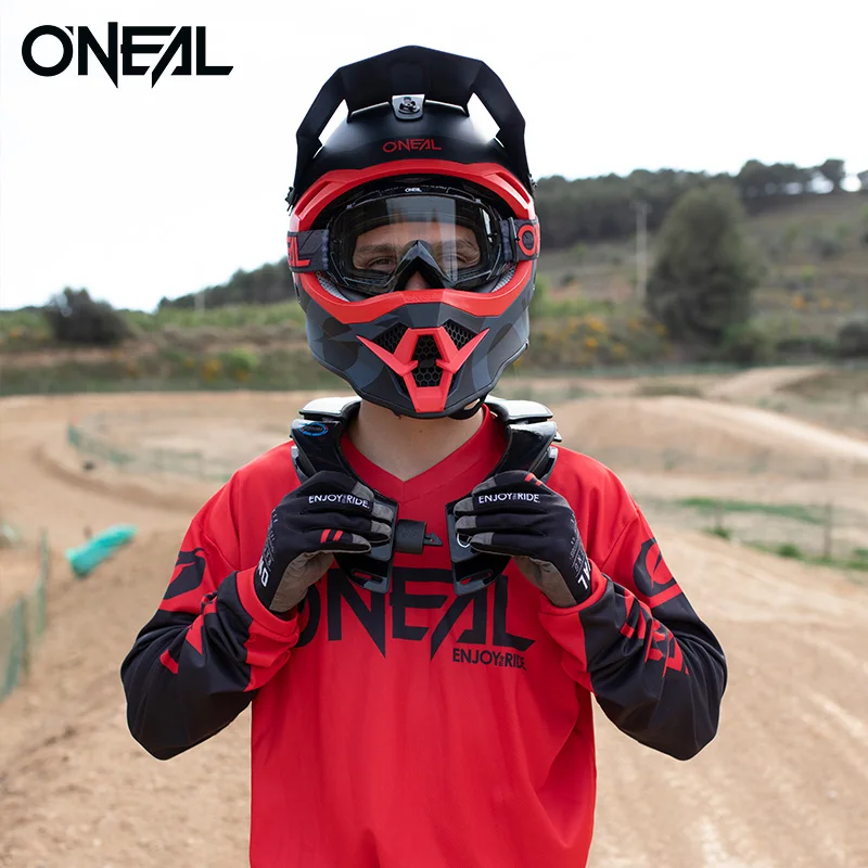 ONEAL-equipo de protección para motocicleta todoterreno, protección para el cuello y la columna vertebral, NX2, color negro para adultos