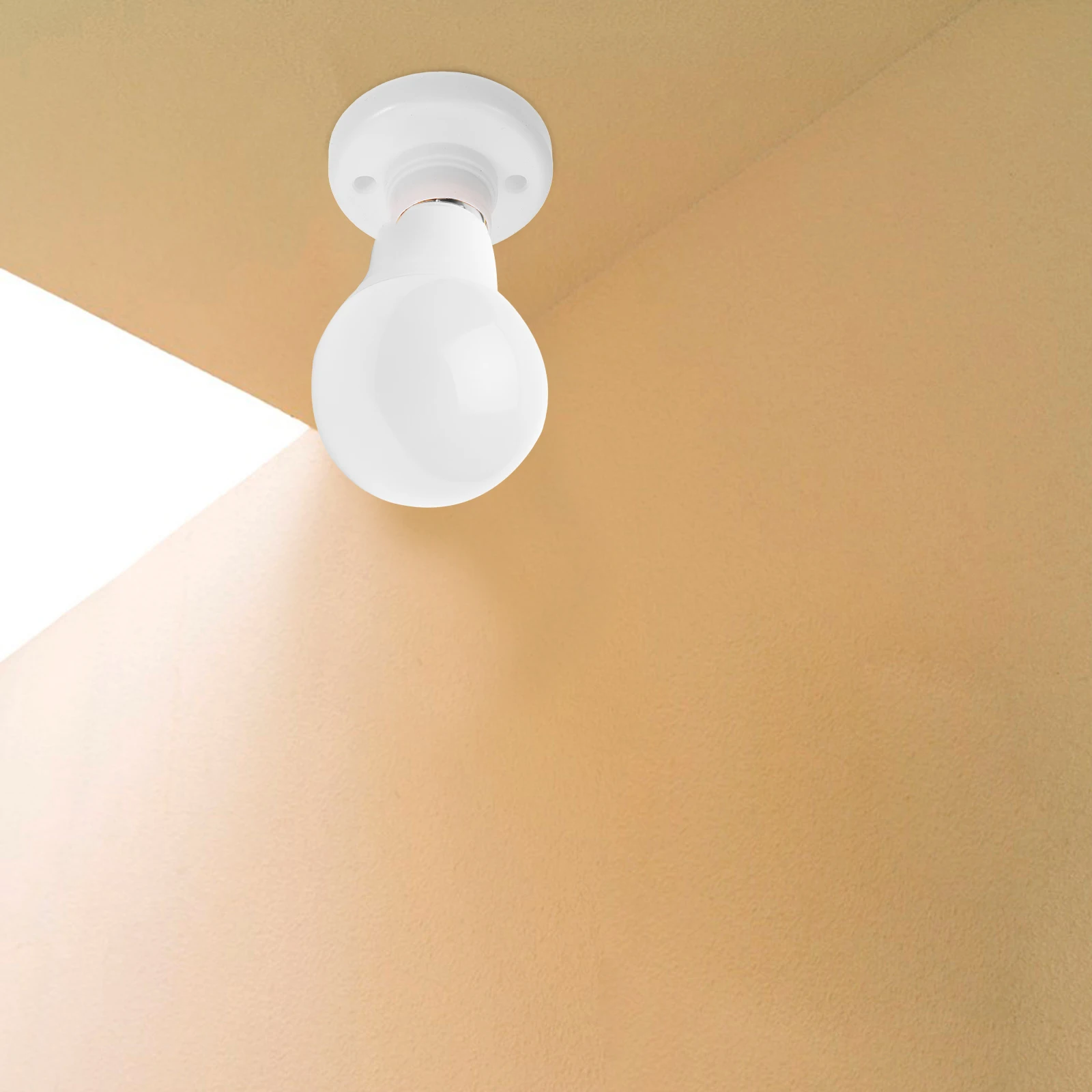 10pcs Screw Lamp Holder Replacement Bulb Holder Light Socket Outlet Wall Table Lamp Repair Socket Home Restaurant