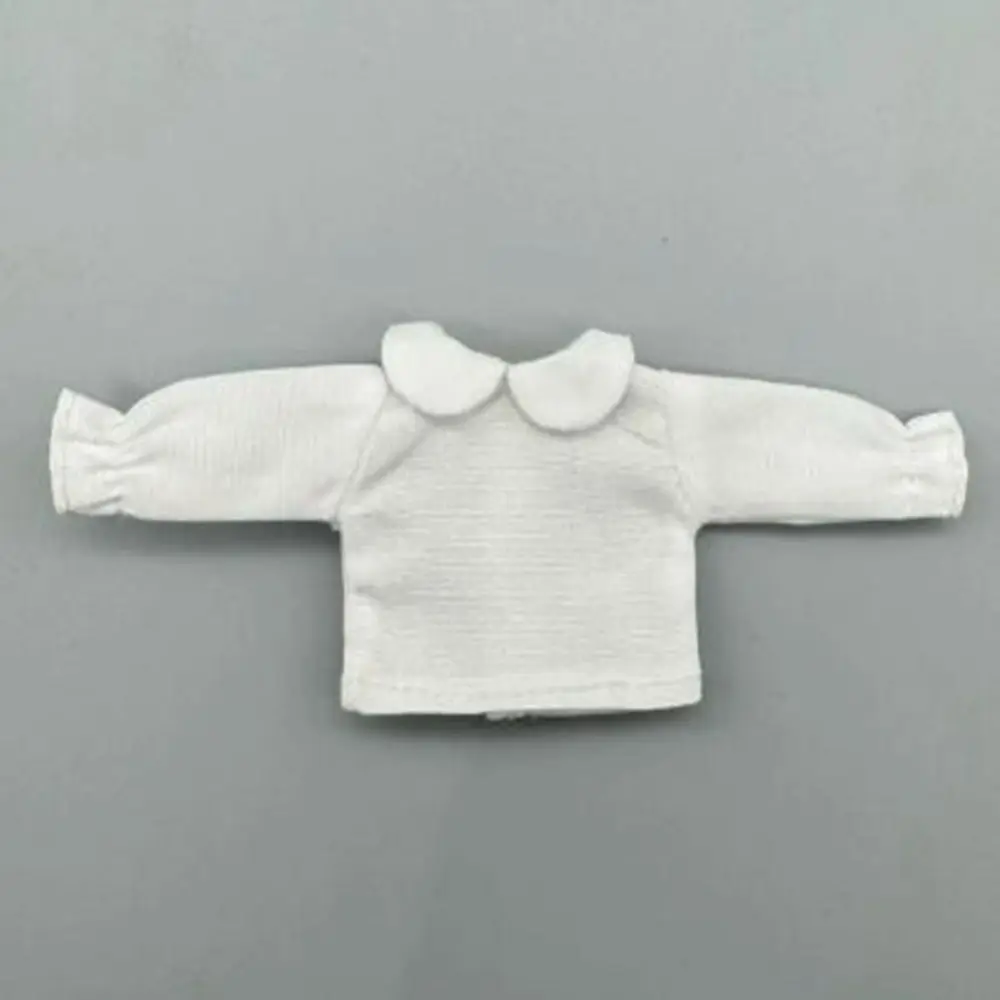 패션 오버롤 의류 미니 귀여운 캐주얼 웨어 청바지 셔츠 DIY 액세서리 데님 팬츠 티셔츠 탑스 1/12 BJD 인형용