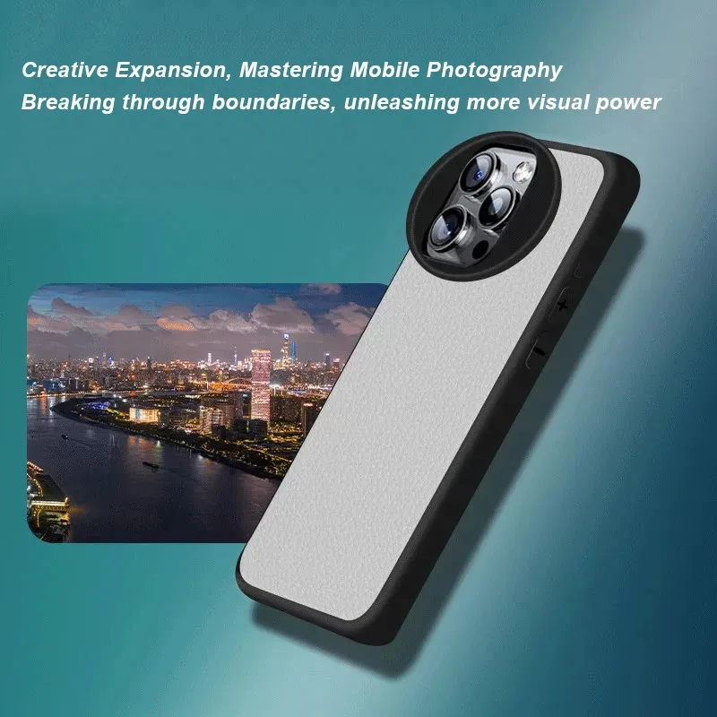 Custodia per cellulare ANLAIKE per iPhone 16 Pro Max, filtri da 52 mm, accessori per fotografia, placcatura, custodia protettiva morbida in TPU per lenti complete