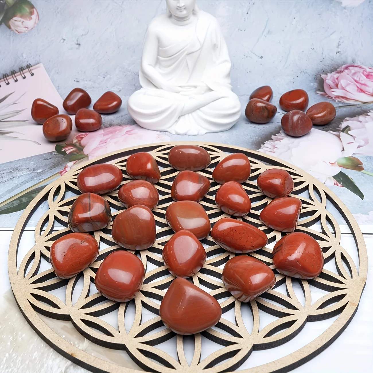 50g/100g/200g Elegant Red Jasp - огляд і ціна Bonsai Rock Garden