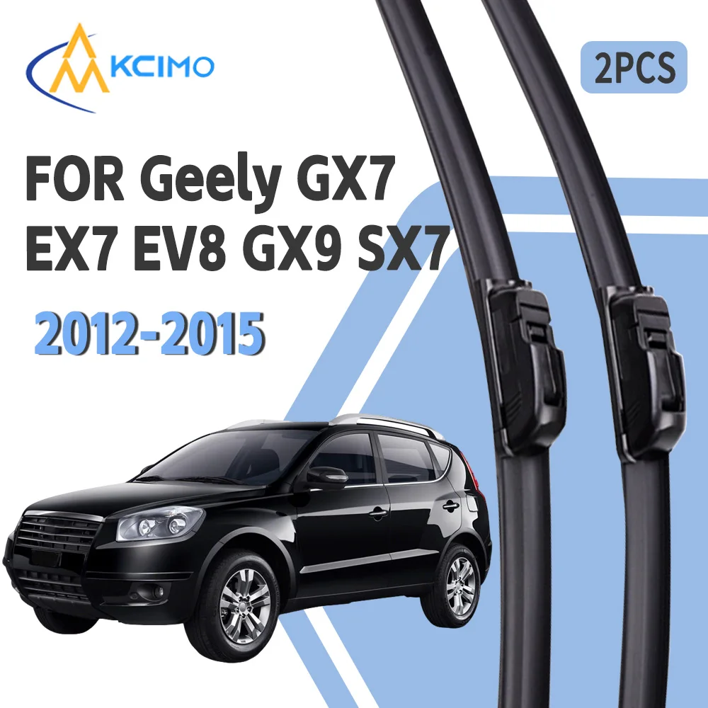 

For Geely GX7 EX7 EV8 GX9 SX7 2012-2015 Front Wiper U-Shape Soft Rubber Boneless Wiper HD Silent Durable Automotive Wiper 22"18"
