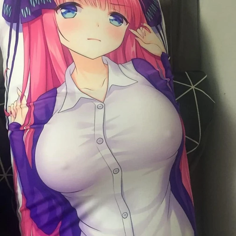 Protesi in silicone 3D per Genshin Anime Dakimakura Cuscino da letto Cuscino Simulazione Cuscino per il seno in silicone con federa