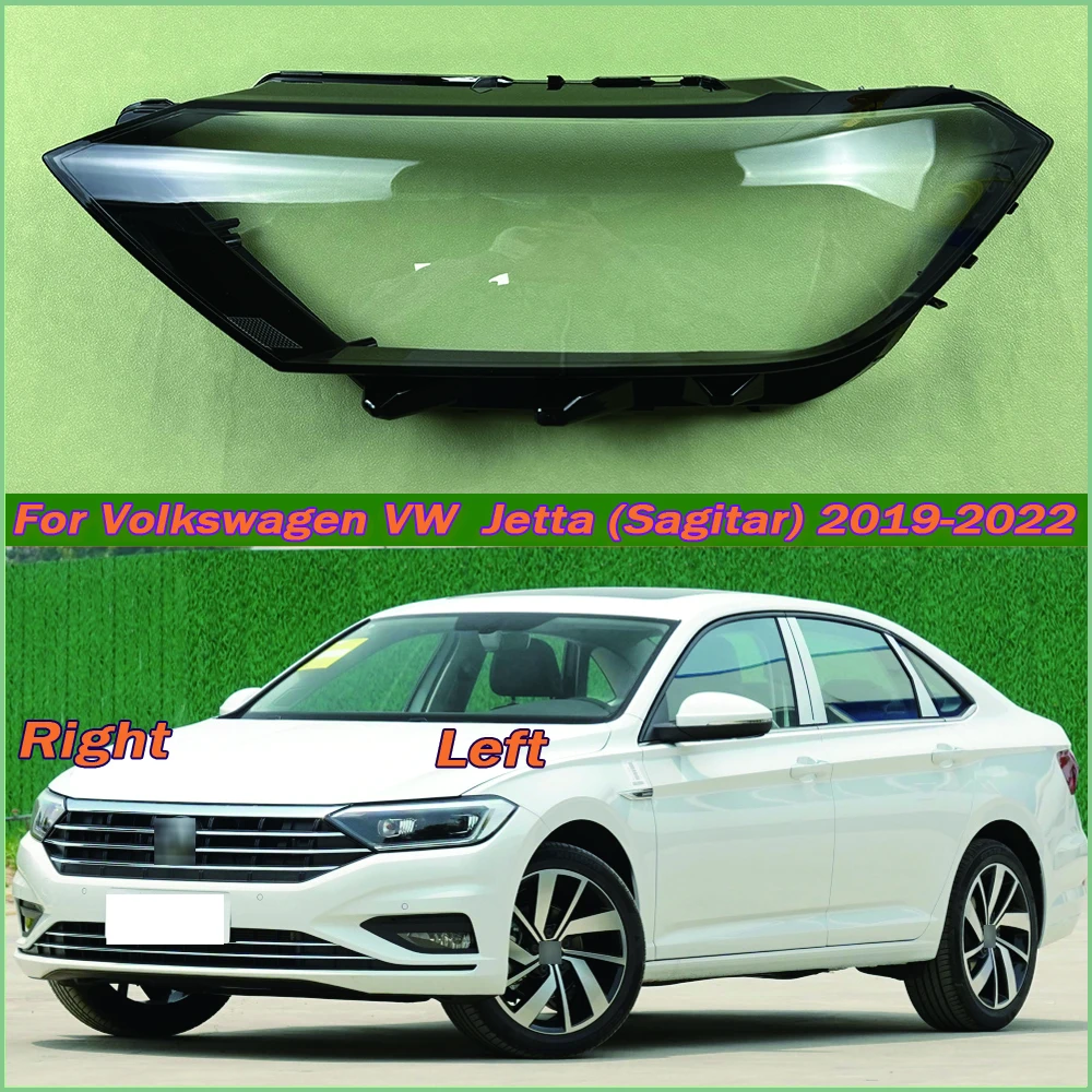 

For Volkswagen VW Jetta (Sagitar) 2019-2022 Headlight Cover Transparent Lampshade Lamp Shade Plexiglass Replace Original Lens