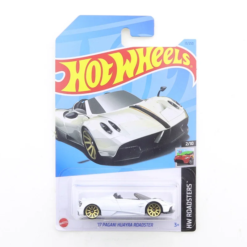 2023-13 Original Hot Wheels Mini Alloy Coupe 17 PAGANI HUAYRA ROADSTER 1/64 Metal Diecast Model Car Kids Toys Gift