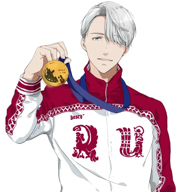 on Ice Cosplay Costumes Victor Nikiforov Cosplay Clothes Sport Suit Jacket and Pants Hot Anime Yuri!! 2025 Hot Sale