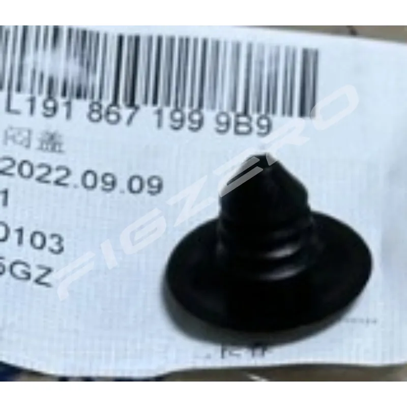 L191 867 199 9B9 Genuine Luggage Compartment Liner Black Cap Screw Plug Cover Buckle for Volkswagen Golf 7 7.5 8 L1918671999B9