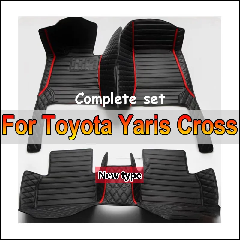 Негибридные автомобильные коврики для Toyota Yaris Cross Yarisu Kurosu XP210 2021 2022 2023, водонепроницаемые подушечки, автомобильные аксессуары 2012