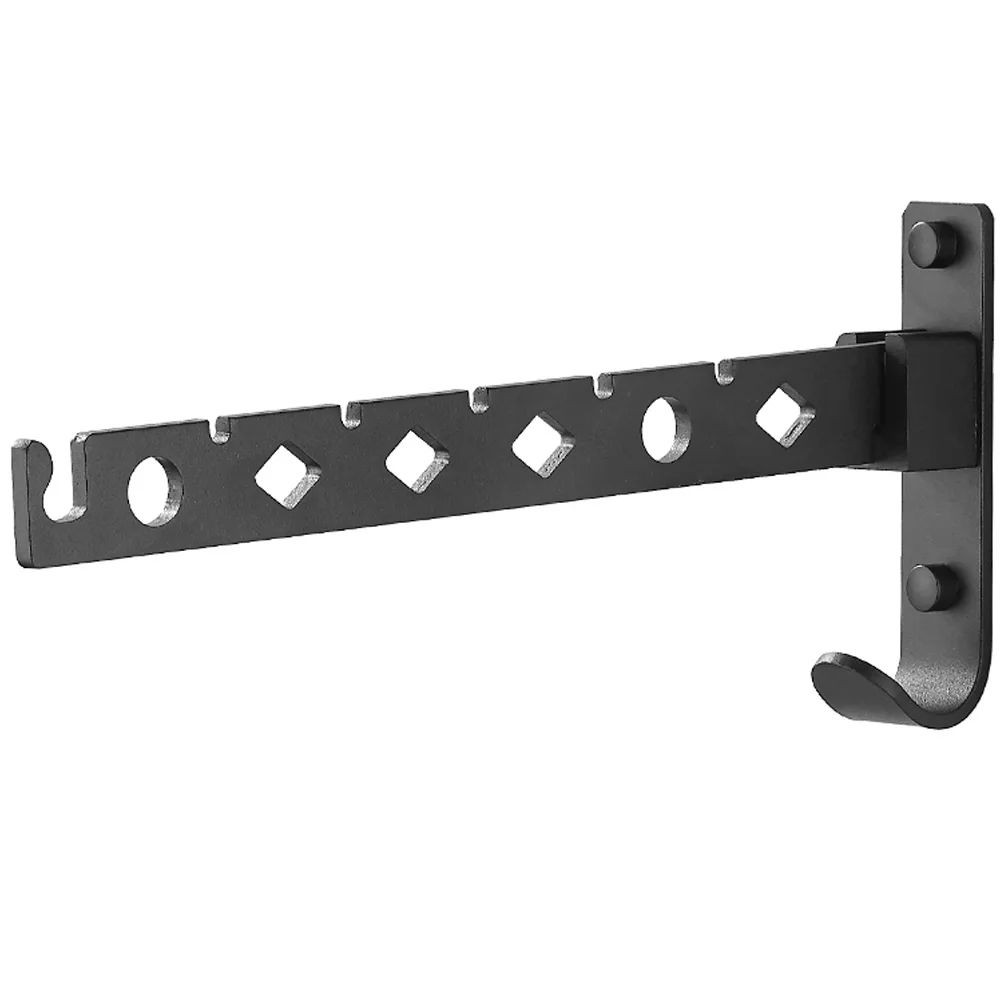 

Clothes Drying Mounted Aluminum Multi Hole Design Punch Free Indoor Outdoor Bike Storage