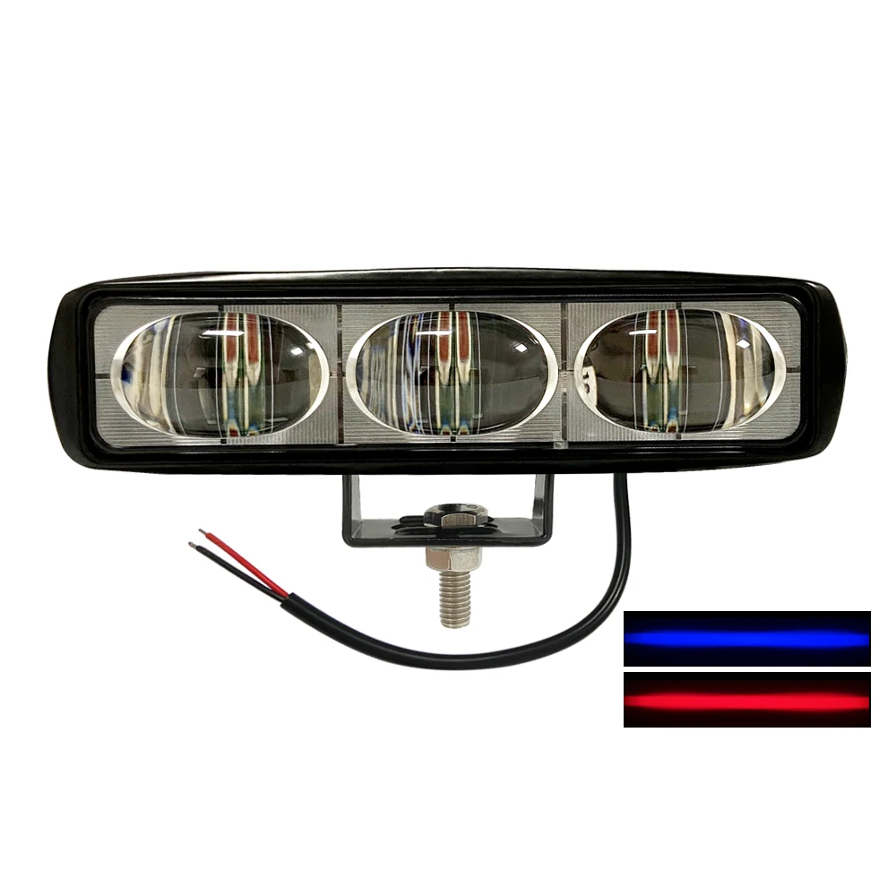 

18W Blue Zone Warning LED Light Bar Waterproof Forklift Safety Working Light for Various Forklift Sizes Car Light Accessory