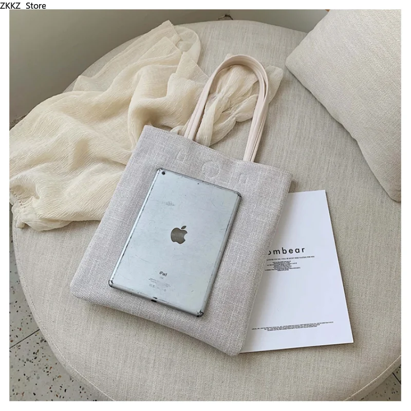 Fairy Canvas Bag Female 2023 New Style South Korea Canvas Shopping Handbag Fresh Spring and Summer Tote Bag Maiden Shoulder Bag