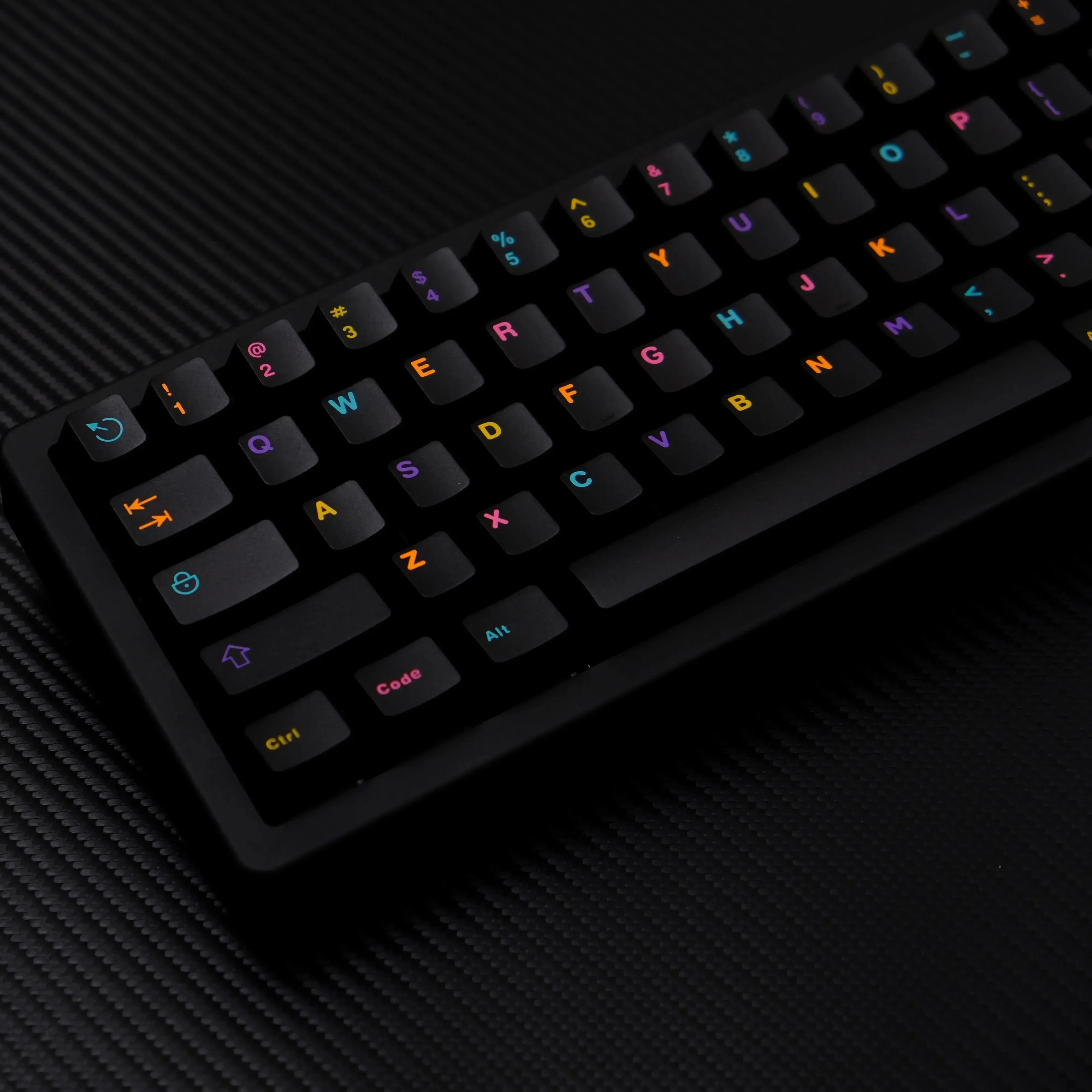 

GMK Black Colorful Theme Keycaps Set ABS Cherry Profile Keyboard Keycaps for Mechanical Keyboard Accessories Gift Colored Keycap