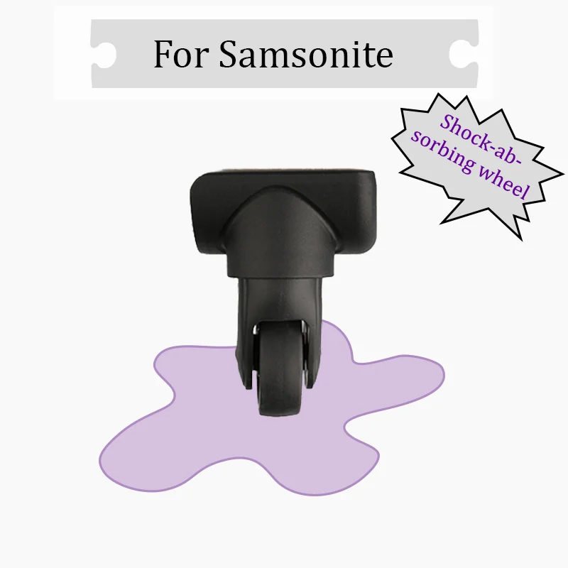 Para Samsonite W149 Reemplazo de rueda de maleta ultra suave - El rodillo giratorio de 2/4 piezas reduce la vibración y el ruido en bolsas de viaje