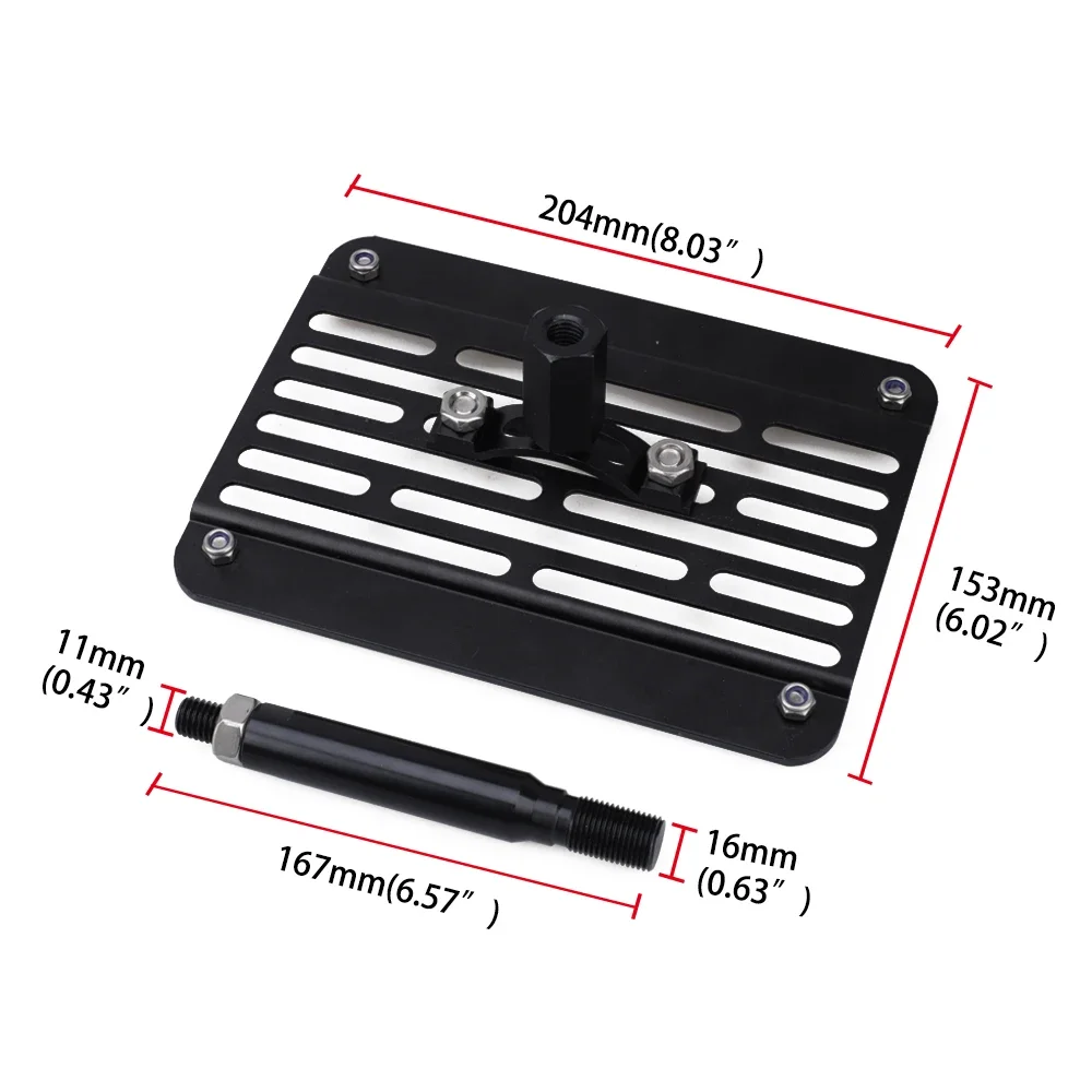 For Subaru WRX STI 2015-up Scion FR-S 2013-up Car Front Bumper Tow Hook License Plate Mounting Frames Holder Relocator Bracket