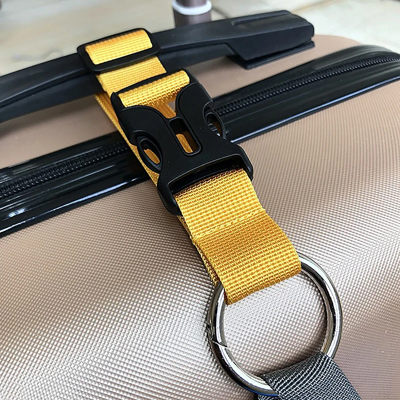 New 1Pcs Adjustable Nylon Lock Travel Luggage Straps Belt Protective Travel Accessories Suitcase Packing Belt Hanging Buckle