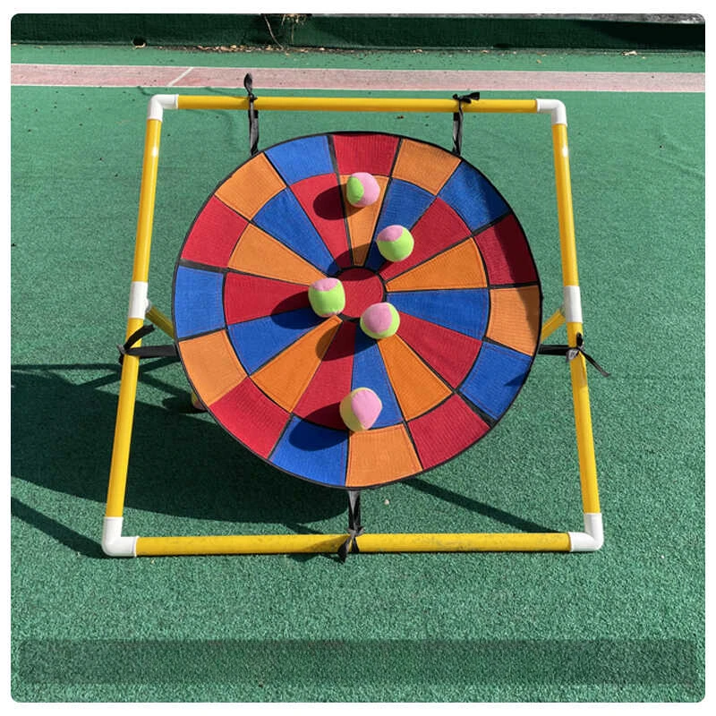 

Kindergarten Children's Velcro Throwing Target Racket Dart Board Racket Suction Ball