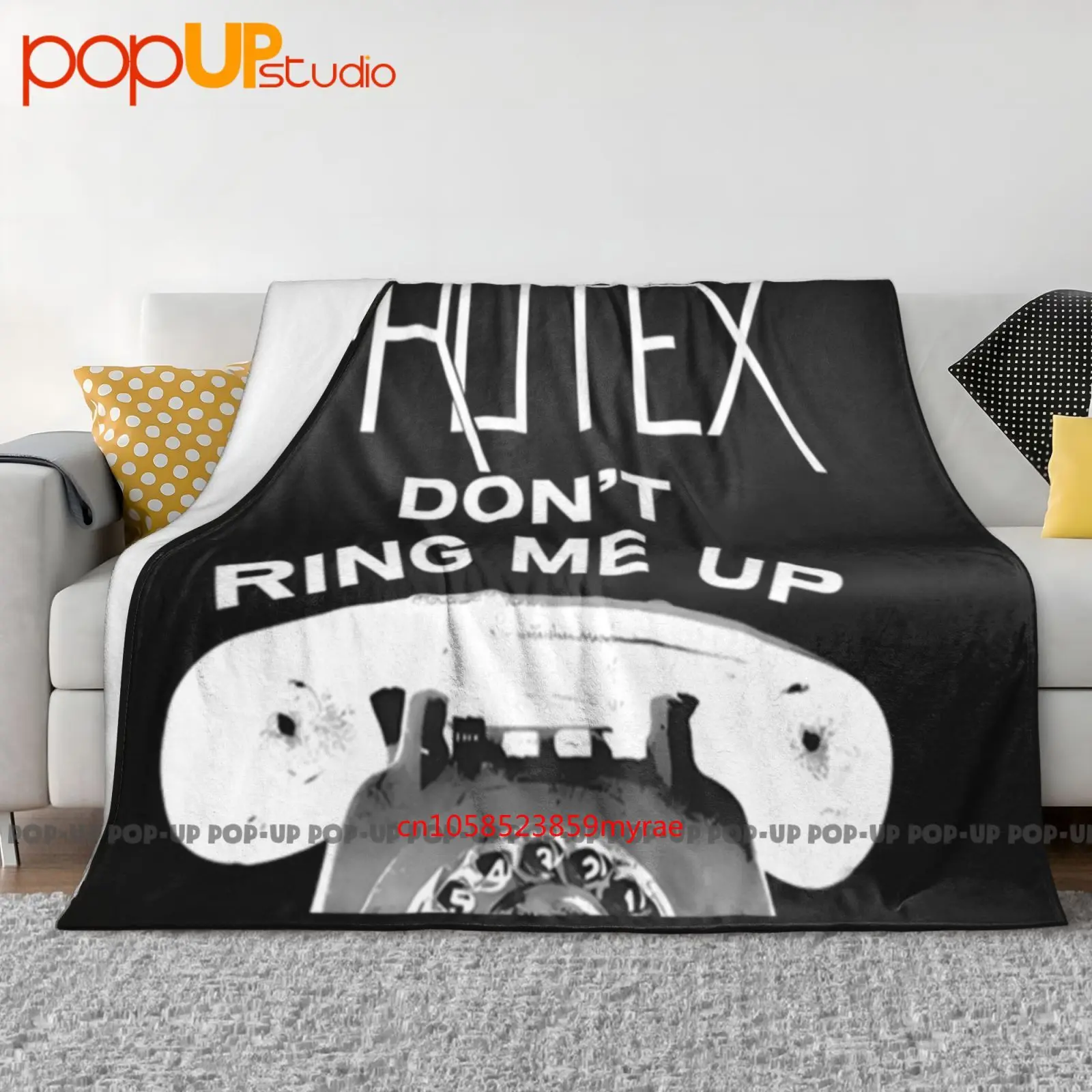 Protex Don'T Ring Me Up Manta ultrasuave Edredón Funda de sofá de invierno Fundas de cama