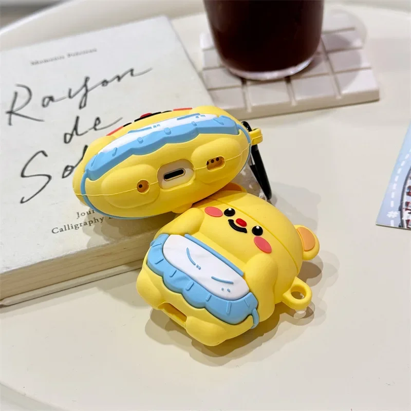 เคสผ้ากันเปื้อนน่ารักสำหรับ Pro2 airpod Pro 1 2 3หูฟังบลูทูธกล่องชาร์จหูฟังป้องกัน