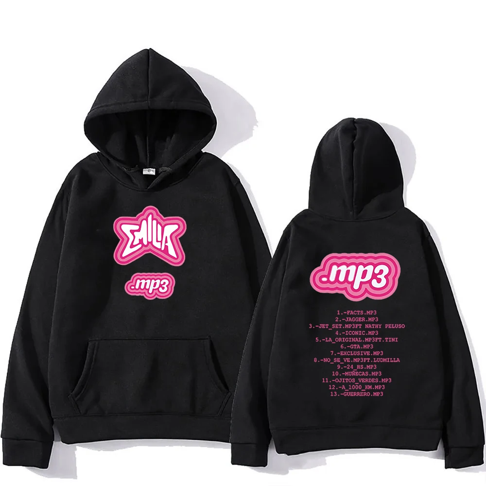 Album MP3 Emilia Mernes Fashion Men Hoodie Women Hoodies Harajuku Aesthetic Unisex Streetwear Fleece Pullover Sweatshirt Vintage