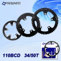 PROWHEEL 110BCD Chainring 5 Bolt 4 Bolt Mountain Bike Chainwheel 34T 50T Bicycle Tooth Plate Mtb Crankset Cycling Parts