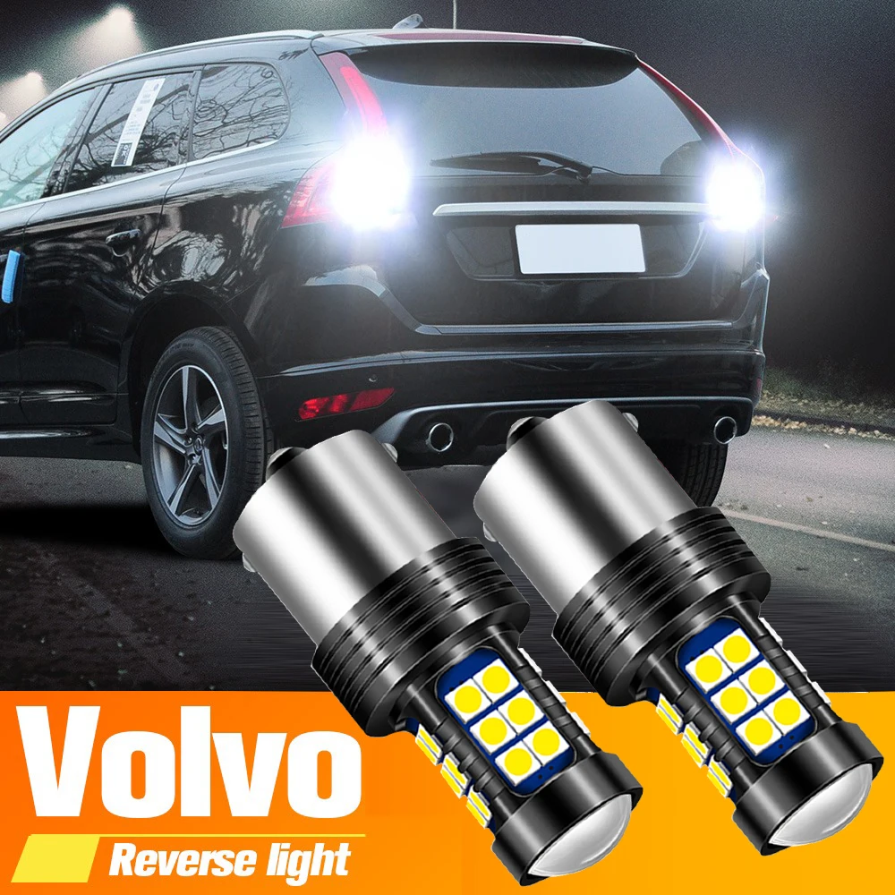 2pcs P21W 7506 BA15S LED Backup Light Blub Reverse Lamp Canbus For Volvo C30 C70 S40 S60 S70 S80 V40 V50 V60 V70 XC60 XC70 XC90