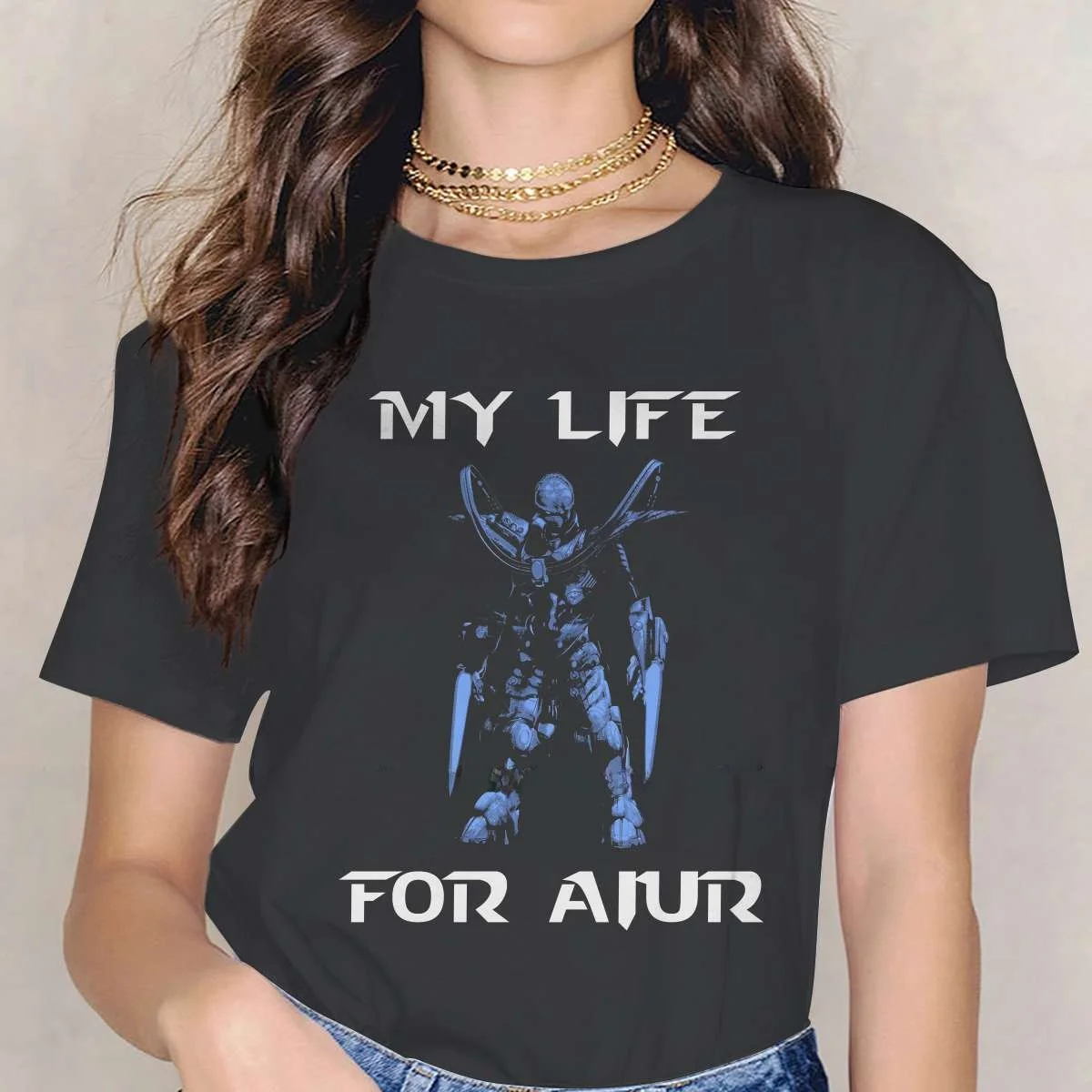 

ential Women's StarCrt Game Gothic Vintage T-irts for Aiur Faionable Casual Tops for Ladies
