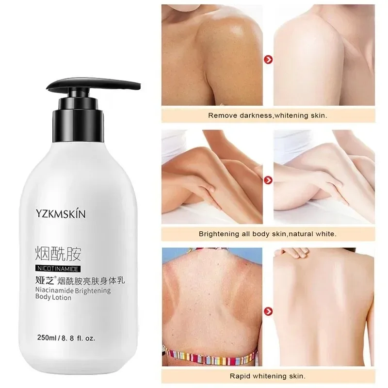 

Niacinamide Whitening Body Lotion Skin Care Healthy Milk Firming White Body Lotion Lightening 250ML