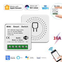 Tuya Smart Home WiFi Smart Switch Module 16A 2-way DIY Mini Breaker Voice Control Support Alexa Google Home Alice Smart Life