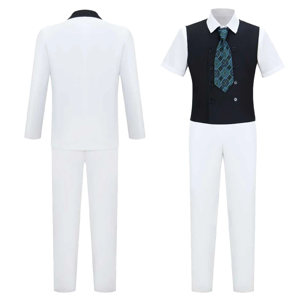 Costume de cosplay de film Daredevil, personnage méchant, Kingpin, pour homme, Halloween, carnaval, fête, déguisement, jeu de rôle