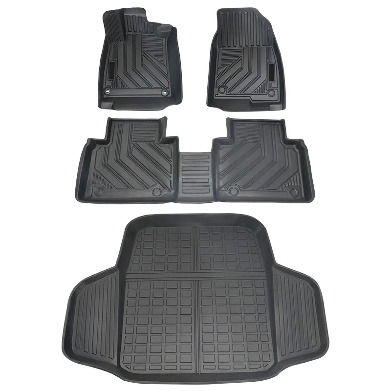 Gummi-Fußmatten-Set für Honda Accord 10. Generation, wasserdichtes Zubehör, Automobil-Innenraumteppiche – Detail 4