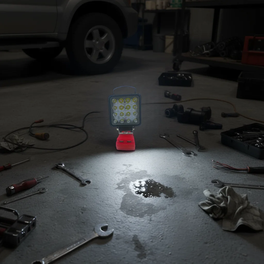 

LED Outdoor Cordless Work Light Camping For Einhell 4511396 4511437 Battery work light Outdoor camping emergency lighting