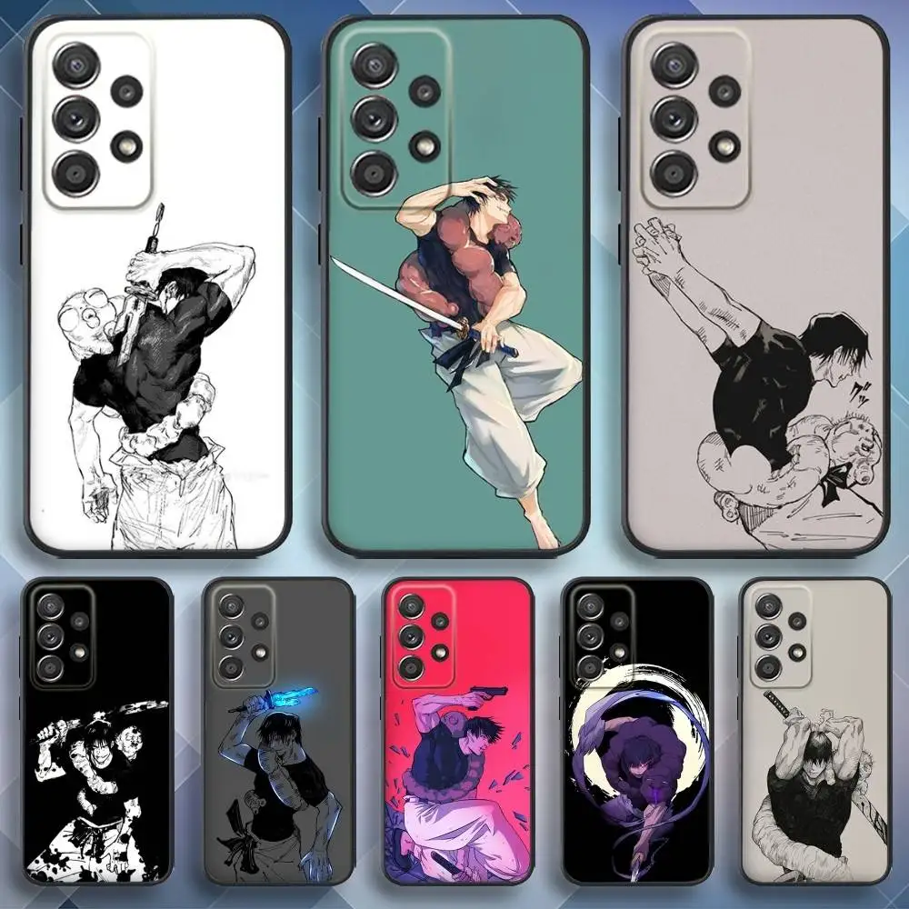 

Чехол для телефона Toji Fushiguro J-Jujutsu для Samsung S25, S24, S21, S22, S23, S30, Ultra, S20, Plus, Fe, Lite, Note, 10,9,5G, черный чехол