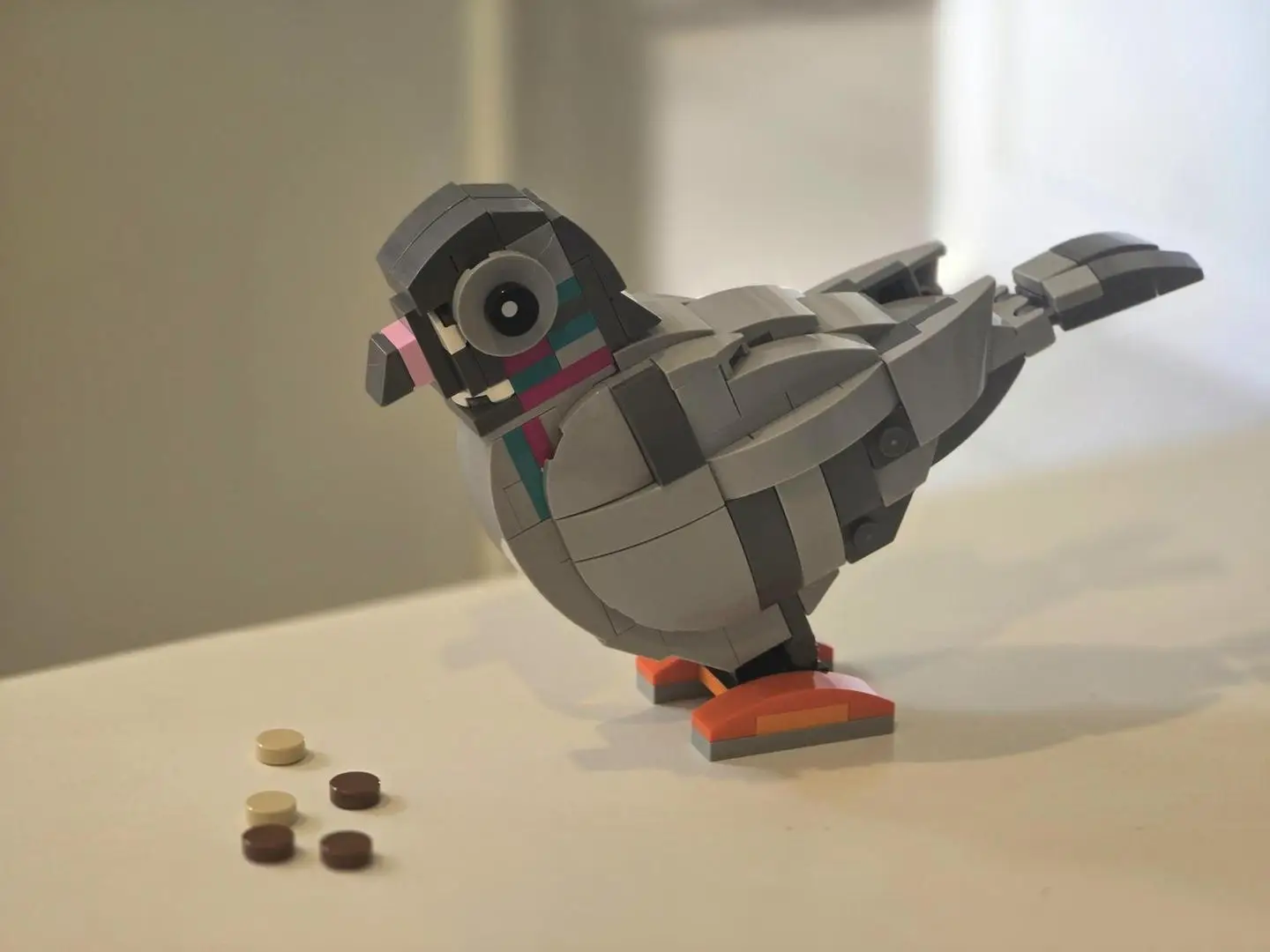 

MOC-Креативные строительные блоки, голубь, игрушечные кирпичи для детей, сделай сам, строительные игры, STEM, образовательный подарок