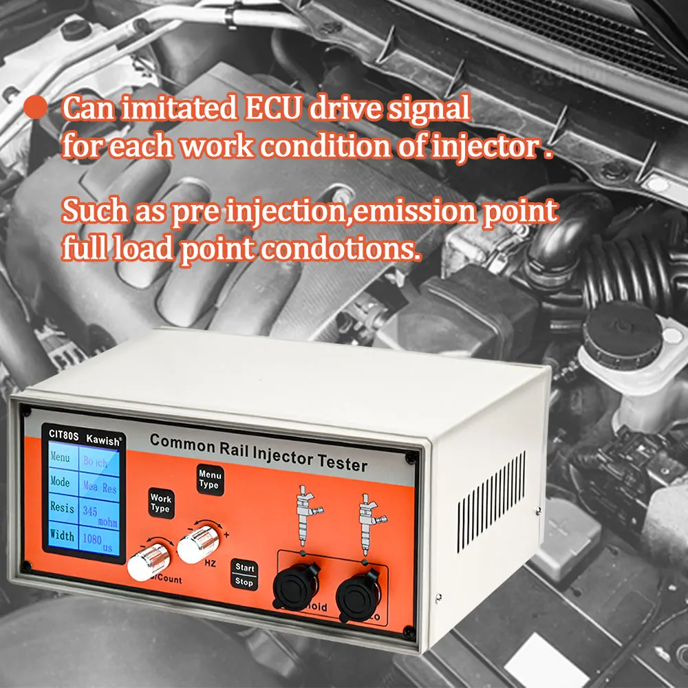 2025 New! Upgrade CIT800 CIT80S Diesel Common Rail Injector Tester Diesel Piezo Injector Tester Electromagnetic Injector Driver