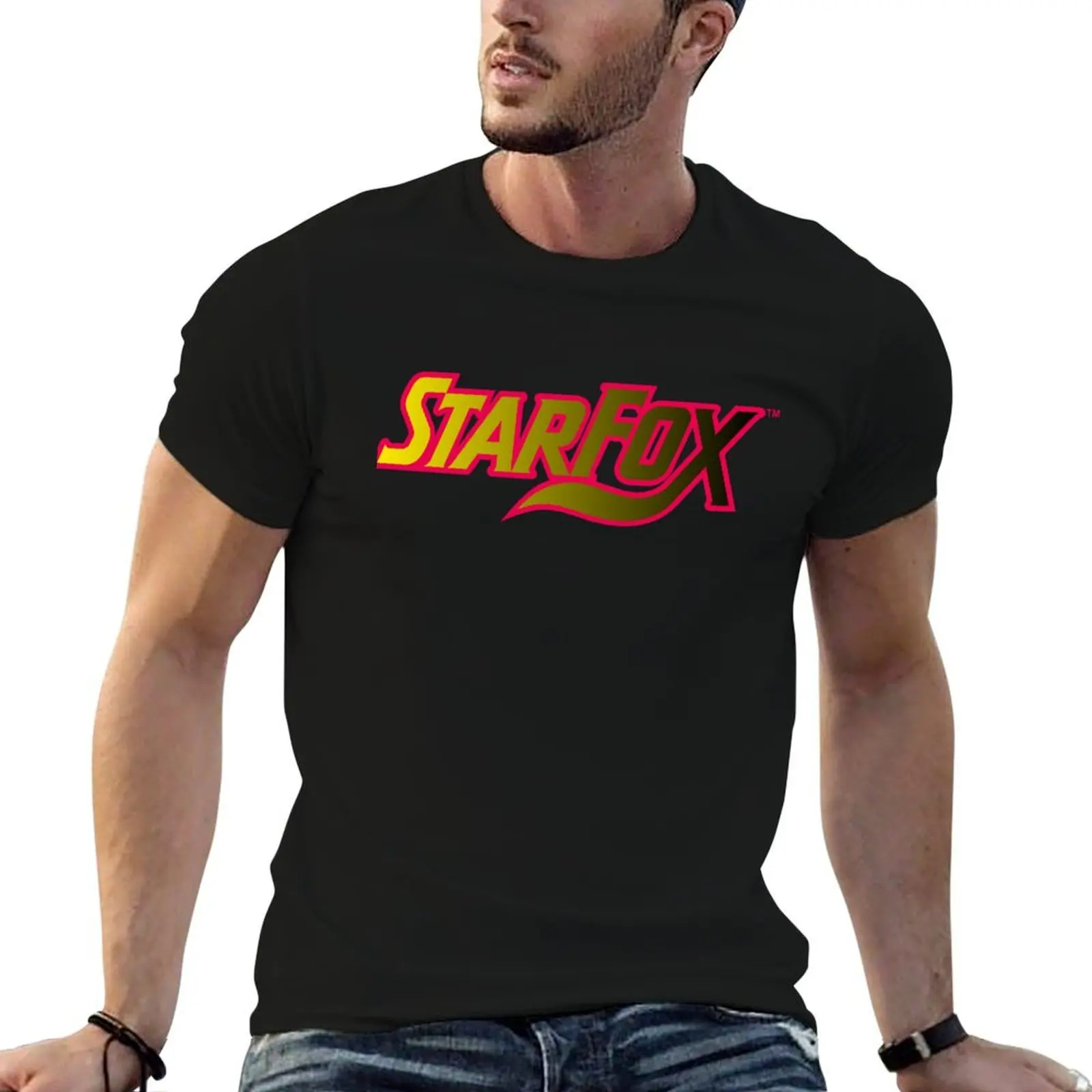 Retro StarFox T-Shirt Big Size Short Sleeve Casual Top